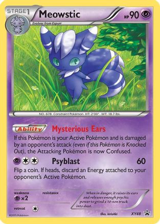 Meowstic - XY48 - Holofoil XY Promos - Promo