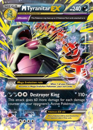 M Tyranitar EX 043 - Holofoil XY Ancient Origins - Ultra Rare
