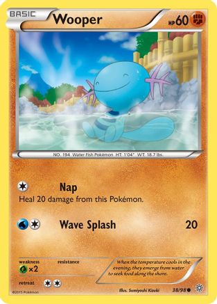 Wooper 038 XY Ancient Origins - Common