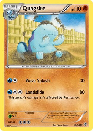 Quagsire 039 XY Ancient Origins - Common