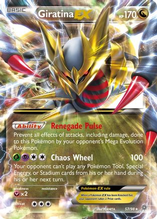 Giratina EX 057 - Holofoil XY Ancient Origins - Ultra Rare