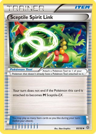 Sceptile Spirit Link 080 XY Ancient Origins - Uncommon