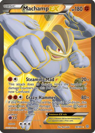Machamp EX (90 Full Art)/98 - Holofoil XY Ancient Origins - Ultra Rare