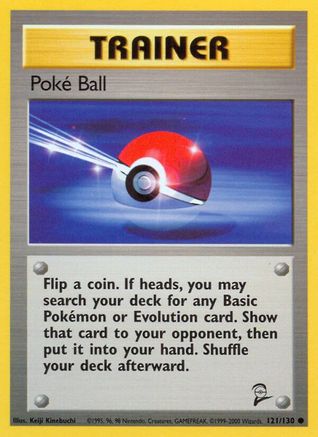 Poke Ball 121 Base Set 2 - Common