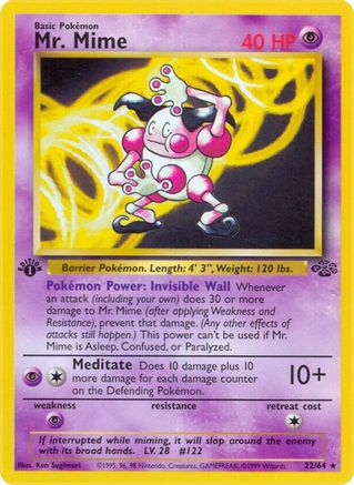Mr. Mime (22) (22) 022 - Unlimited Jungle - Rare