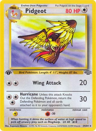 Pidgeot (24) (24) 024 - Unlimited Jungle - Rare