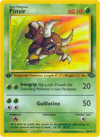 Pinsir (25) (25) 025 - Unlimited Jungle - Rare