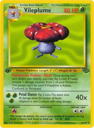 Vileplume (31) (31) 031 - Unlimited Jungle - Rare