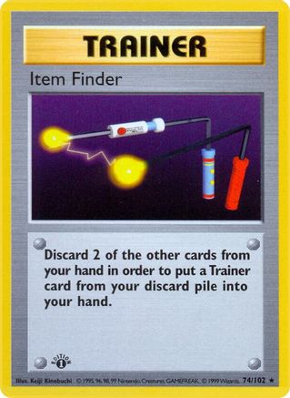 Item Finder 074/102 - 1st Edition Base Set Shadowless - Rare