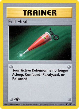 Full Heal 082 - 1st Edition Base Set Shadowless - Uncommon