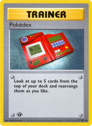 Pokedex 087 - 1st Edition Base Set Shadowless - Uncommon