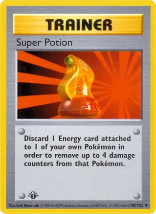 Super Potion 090 - Unlimited Base Set Shadowless - Uncommon
