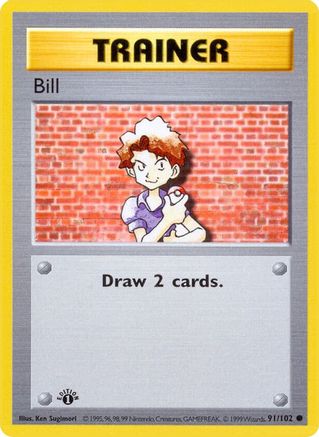 Bill 091 - Unlimited Base Set Shadowless - Common