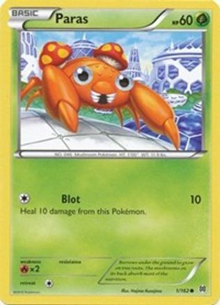 Paras 001 - Reverse Holofoil XY BREAKthrough - Common