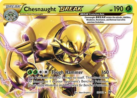 Chesnaught BREAK 012 - Holofoil XY BREAKthrough - Ultra Rare