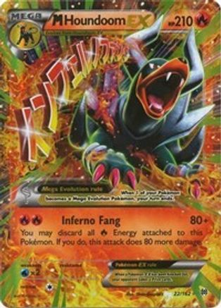 M Houndoom EX 022 - Holofoil XY BREAKthrough - Ultra Rare