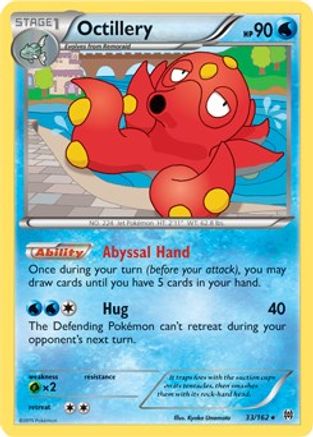 Octillery 033 - Holofoil XY BREAKthrough - Holo Rare
