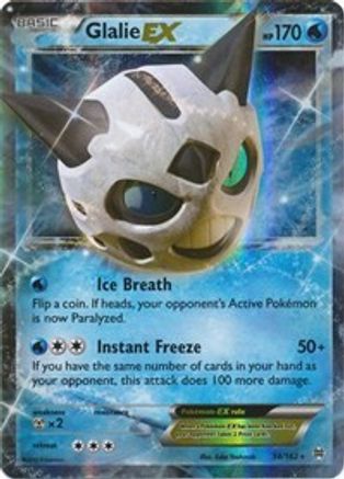 Glalie EX 034 - Holofoil XY BREAKthrough - Ultra Rare