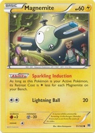 Magnemite (51) (51) 051 - Reverse Holofoil XY BREAKthrough - Common