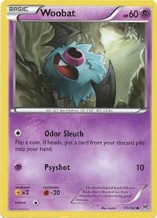 Woobat 071 - Reverse Holofoil XY BREAKthrough - Common