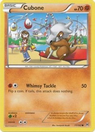 Cubone 077 - Reverse Holofoil XY BREAKthrough - Common