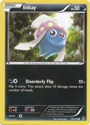 Inkay 093 - Reverse Holofoil XY BREAKthrough - Common