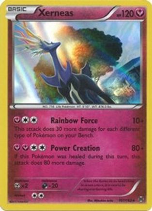 Xerneas 107 - Reverse Holofoil XY BREAKthrough - Holo Rare