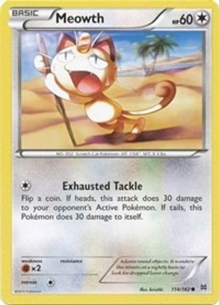 Meowth 114 XY BREAKthrough - Common