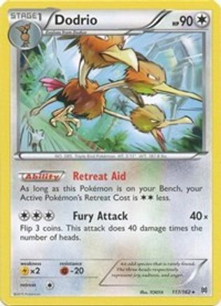 Dodrio 117 XY BREAKthrough - Rare