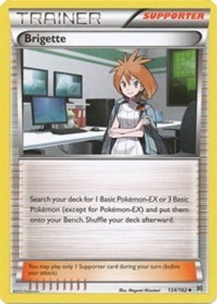 Brigette 134 - Reverse Holofoil XY BREAKthrough - Uncommon
