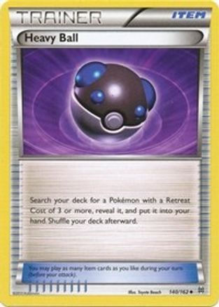 Heavy Ball 140 - Reverse Holofoil XY BREAKthrough - Uncommon