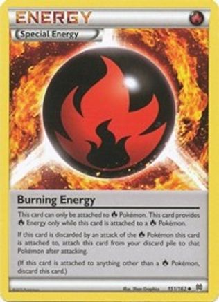 Burning Energy 151 XY BREAKthrough - Uncommon