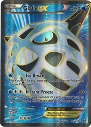 Glalie EX (Full Art) 155/162 - Holofoil XY BREAKthrough - Ultra Rare