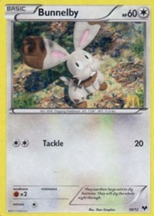 Bunnelby - 10/12/12 - Holofoil McDonalds Promos 2014 - Promo
