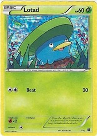 Lotad - 2/12/12 - Holofoil McDonalds Promos 2015 - Promo