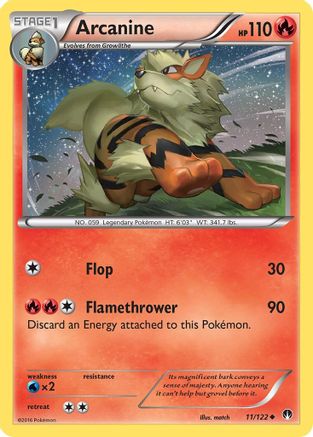 Arcanine 011 XY BREAKpoint - Uncommon