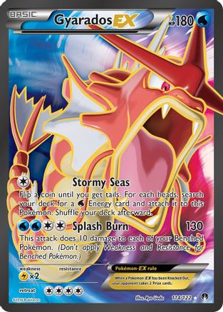 Gyarados EX (Full Art) 114 - Holofoil XY BREAKpoint - Ultra Rare
