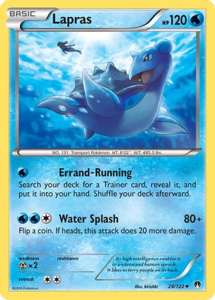 Lapras 028 XY BREAKpoint - Uncommon