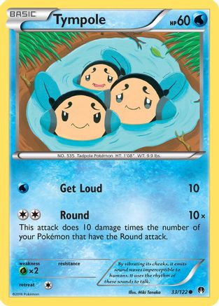 Tympole 033 - Reverse Holofoil XY BREAKpoint - Common
