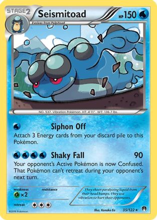 Seismitoad XY BREAKpoint - Rare