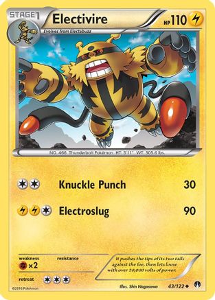 Electivire/122 XY BREAKpoint - Uncommon