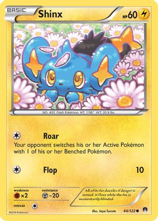 Shinx 044 - Reverse Holofoil XY BREAKpoint - Common