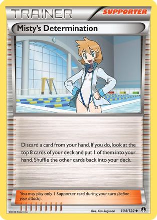 Misty's Determination 104 XY BREAKpoint - Uncommon