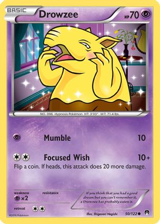 Drowzee 050 - Reverse Holofoil XY BREAKpoint - Common