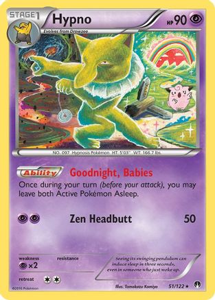 Hypno 051 - Reverse Holofoil XY BREAKpoint - Rare