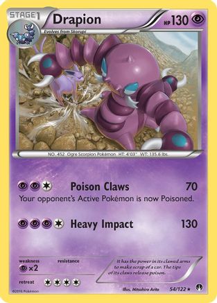 Drapion 054/122 XY BREAKpoint - Rare