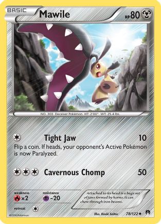 Mawile/122 - Reverse Holofoil XY BREAKpoint - Uncommon