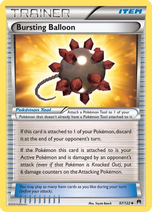 Bursting Balloon 097 XY BREAKpoint - Uncommon