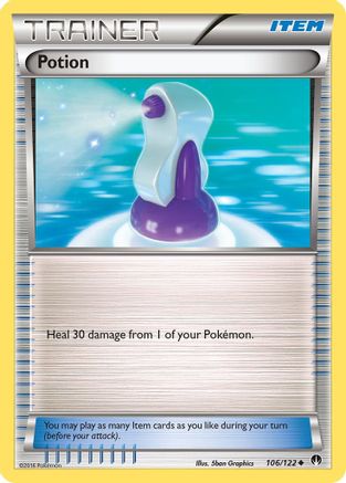 Potion/122 - Reverse Holofoil XY BREAKpoint - Uncommon
