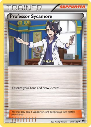 Professor Sycamore 107 XY BREAKpoint - Uncommon